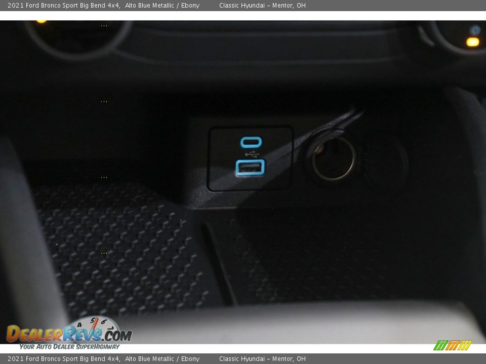 2021 Ford Bronco Sport Big Bend 4x4 Alto Blue Metallic / Ebony Photo #13