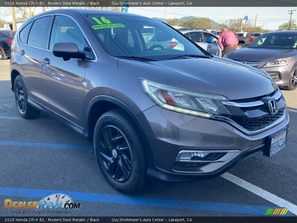 2016 Honda CR-V EX Modern Steel Metallic / Black Photo #1