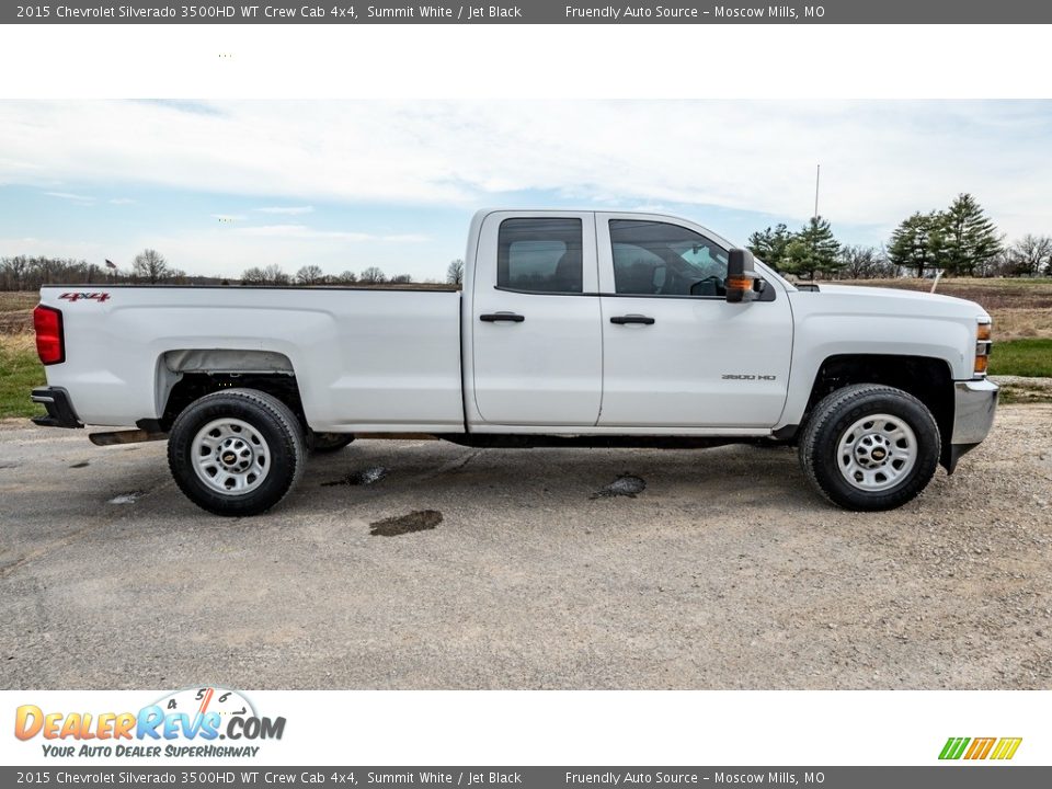 Summit White 2015 Chevrolet Silverado 3500HD WT Crew Cab 4x4 Photo #3