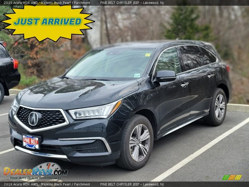 2019 Acura MDX AWD Majestic Black Pearl / Parchment Photo #1