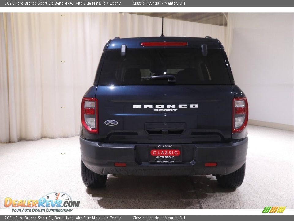 2021 Ford Bronco Sport Big Bend 4x4 Alto Blue Metallic / Ebony Photo #19