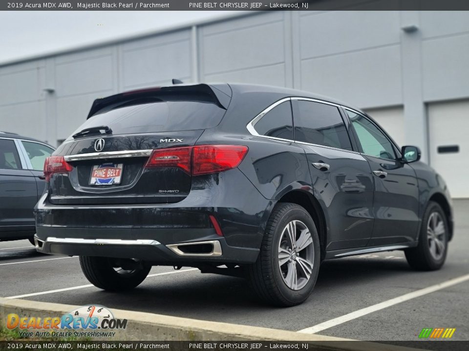 2019 Acura MDX AWD Majestic Black Pearl / Parchment Photo #3