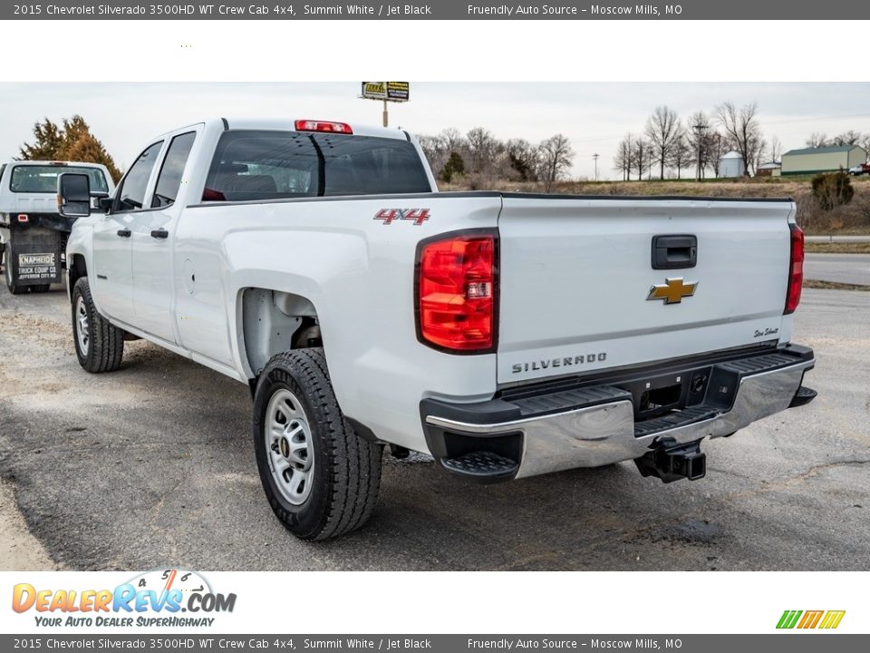 2015 Chevrolet Silverado 3500HD WT Crew Cab 4x4 Summit White / Jet Black Photo #6