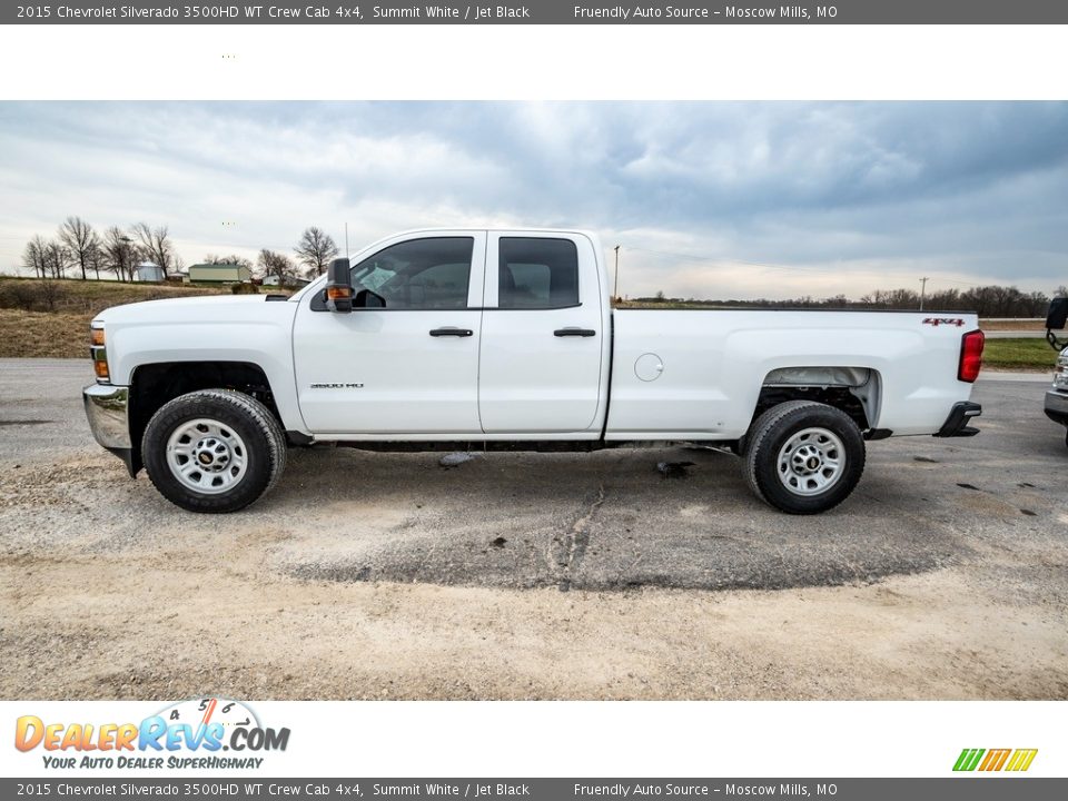 Summit White 2015 Chevrolet Silverado 3500HD WT Crew Cab 4x4 Photo #7