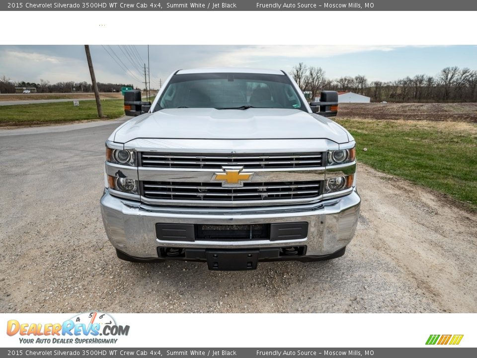 2015 Chevrolet Silverado 3500HD WT Crew Cab 4x4 Summit White / Jet Black Photo #9