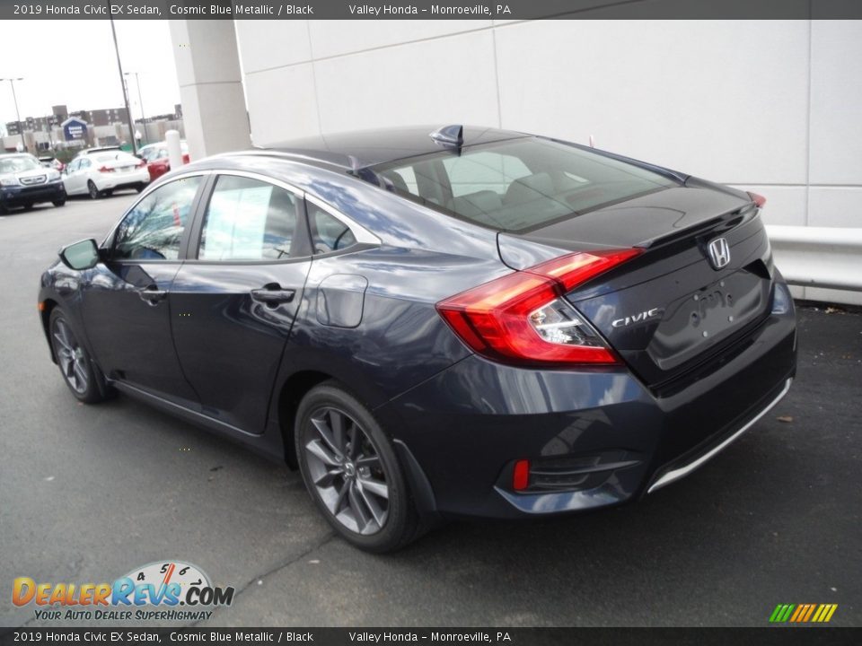 2019 Honda Civic EX Sedan Cosmic Blue Metallic / Black Photo #8