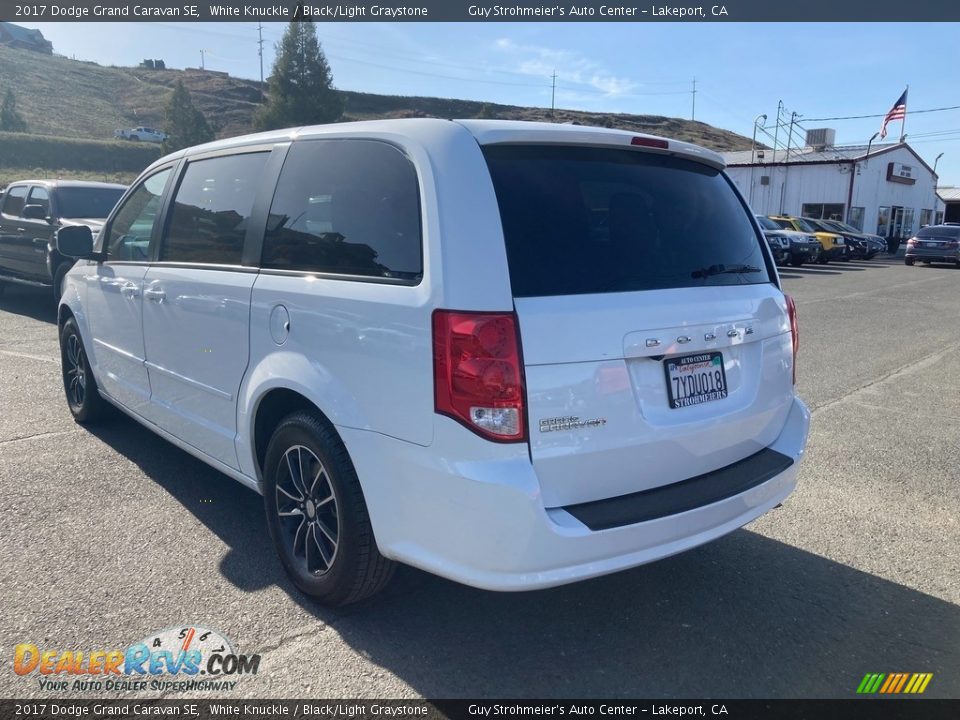 2017 Dodge Grand Caravan SE White Knuckle / Black/Light Graystone Photo #5