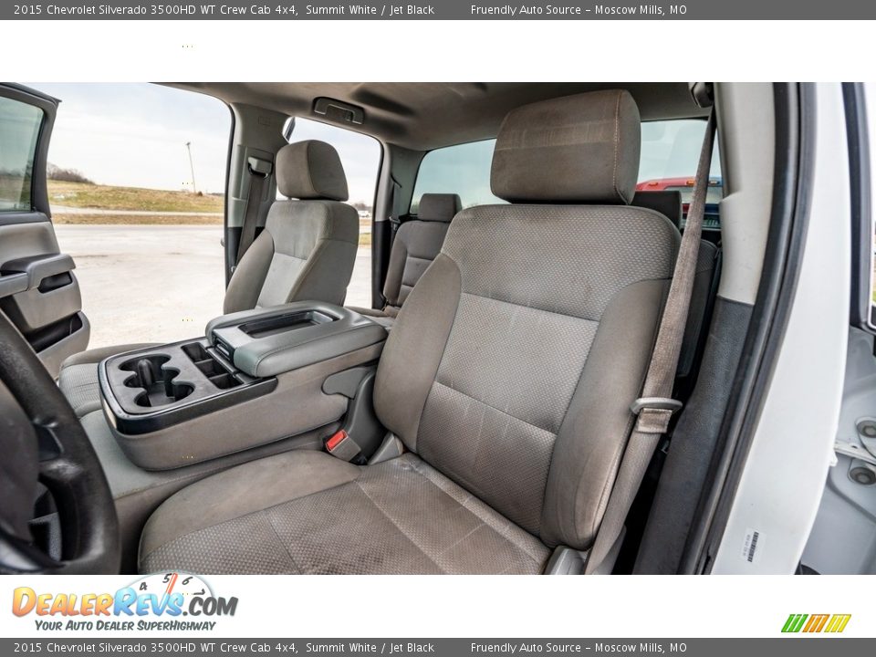 2015 Chevrolet Silverado 3500HD WT Crew Cab 4x4 Summit White / Jet Black Photo #17