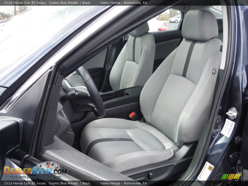 2019 Honda Civic EX Sedan Cosmic Blue Metallic / Black Photo #11