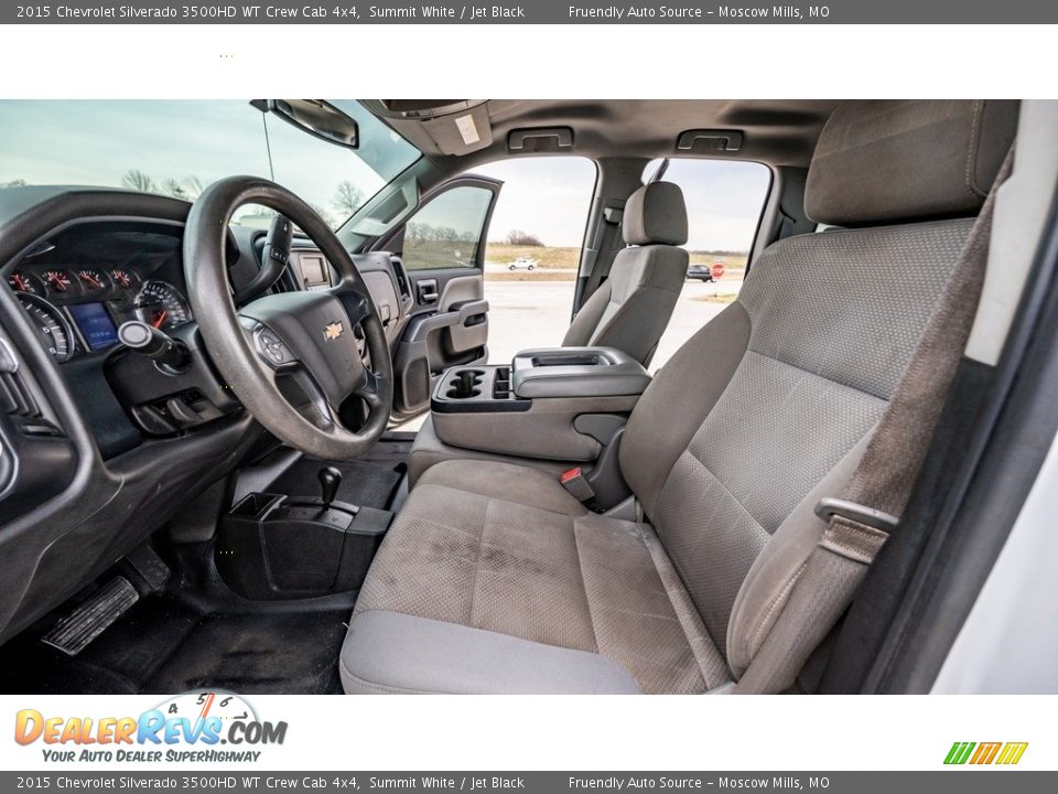 2015 Chevrolet Silverado 3500HD WT Crew Cab 4x4 Summit White / Jet Black Photo #18