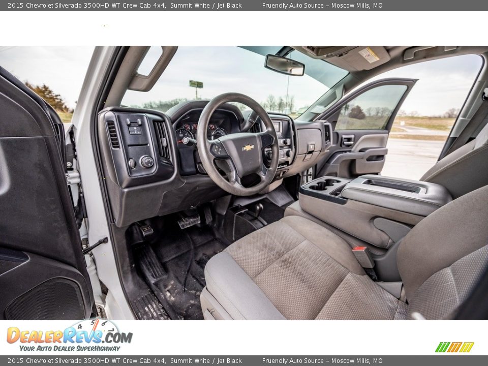 2015 Chevrolet Silverado 3500HD WT Crew Cab 4x4 Summit White / Jet Black Photo #19