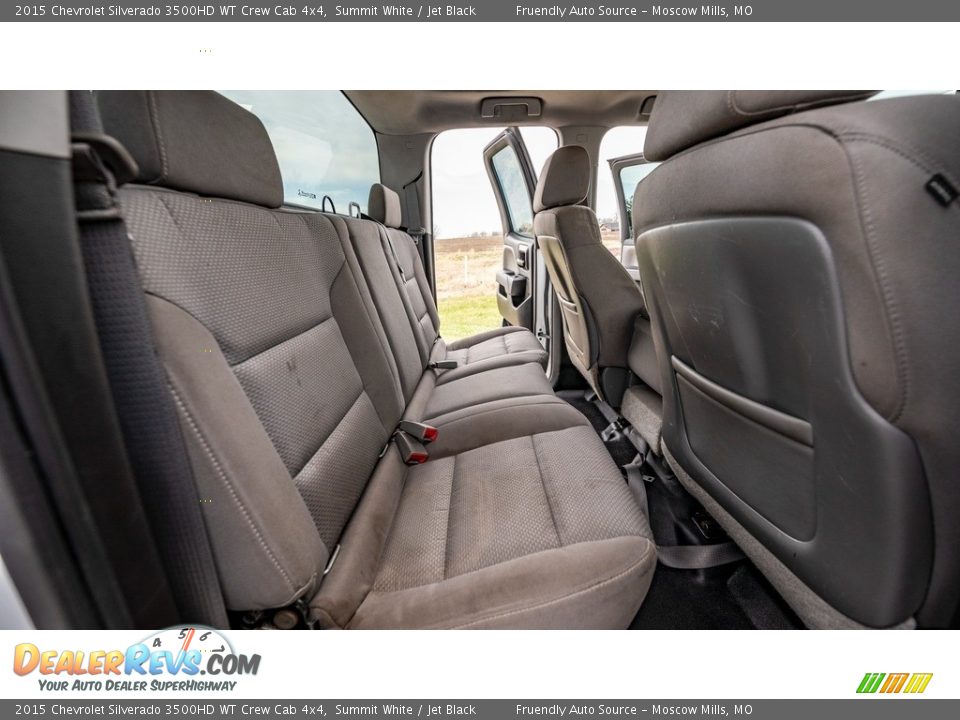 2015 Chevrolet Silverado 3500HD WT Crew Cab 4x4 Summit White / Jet Black Photo #22