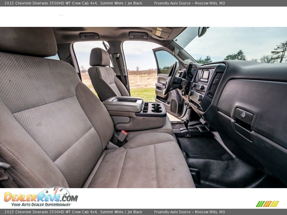 2015 Chevrolet Silverado 3500HD WT Crew Cab 4x4 Summit White / Jet Black Photo #24