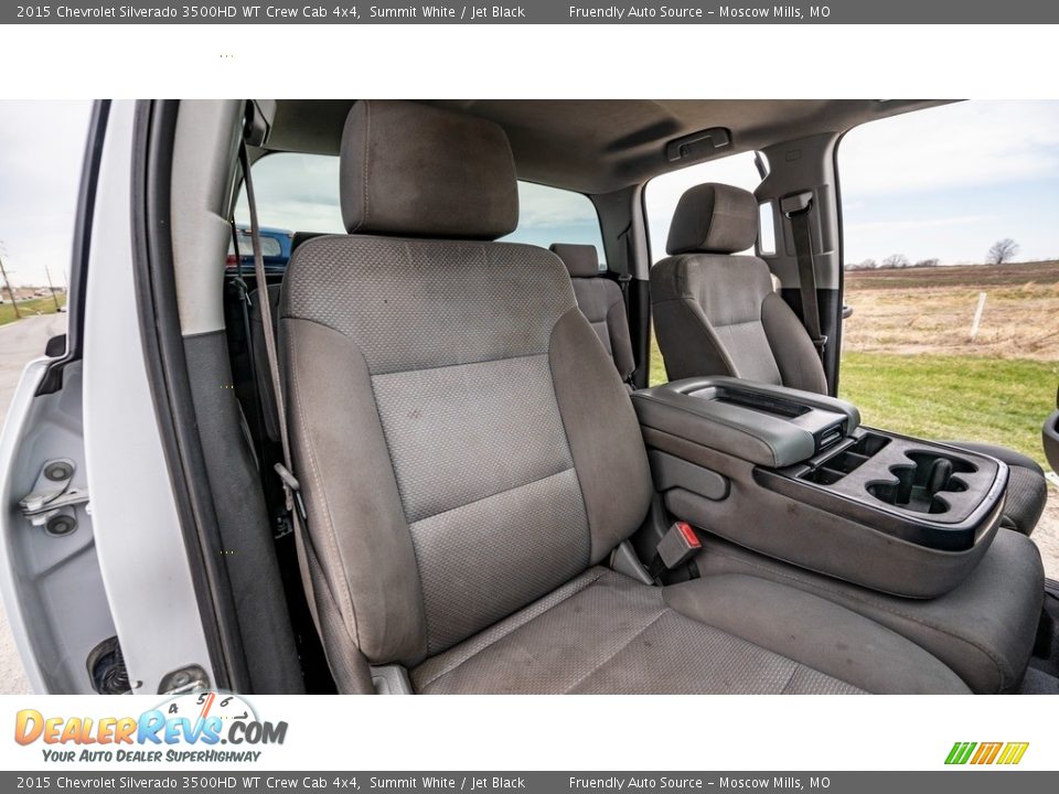 2015 Chevrolet Silverado 3500HD WT Crew Cab 4x4 Summit White / Jet Black Photo #25