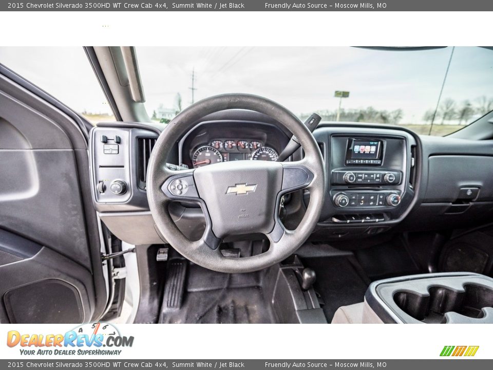 2015 Chevrolet Silverado 3500HD WT Crew Cab 4x4 Summit White / Jet Black Photo #27