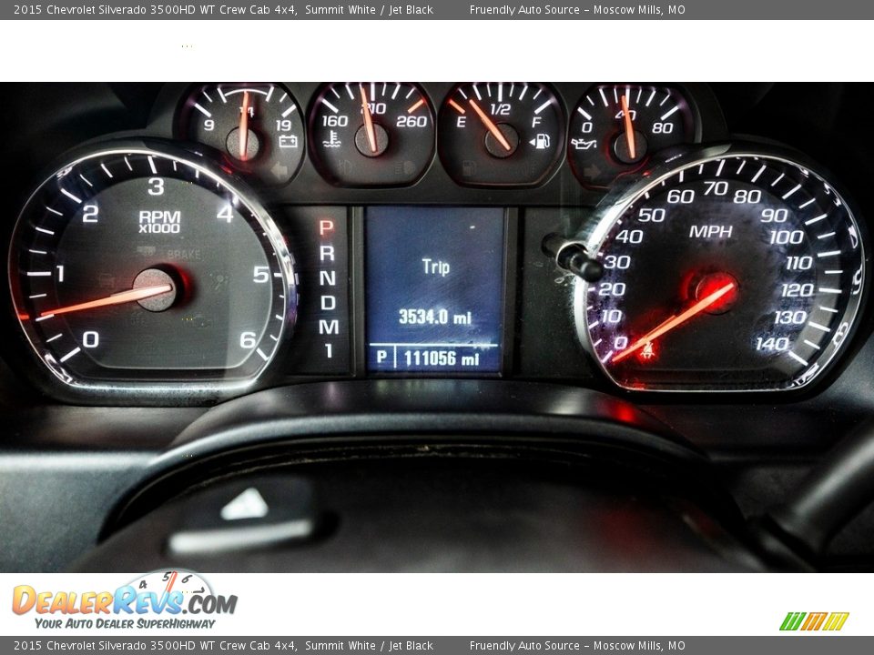 2015 Chevrolet Silverado 3500HD WT Crew Cab 4x4 Gauges Photo #29