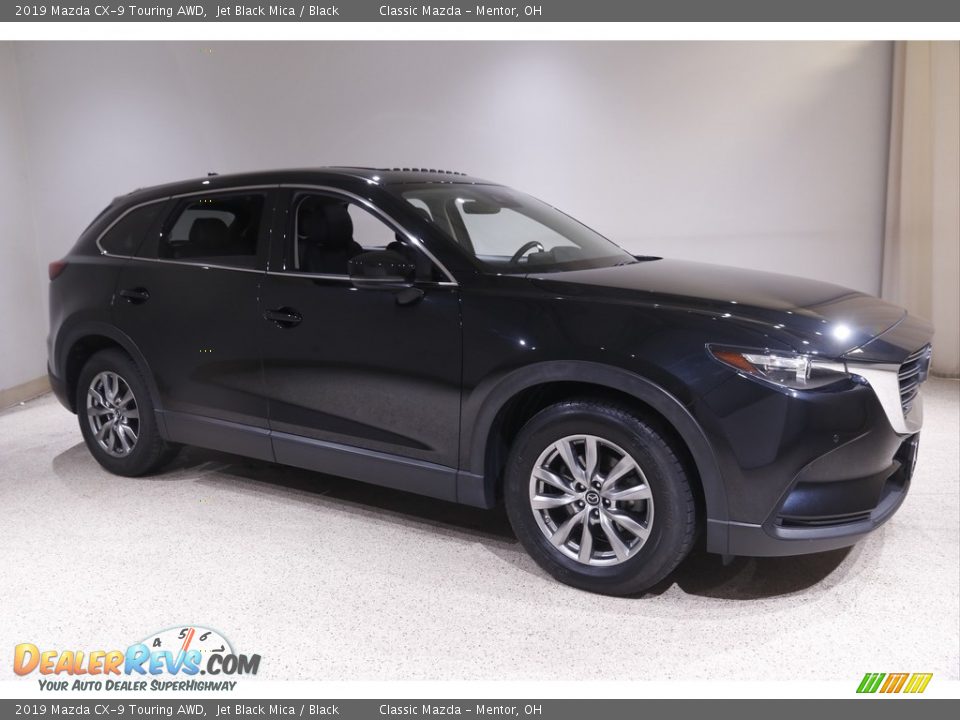 2019 Mazda CX-9 Touring AWD Jet Black Mica / Black Photo #1