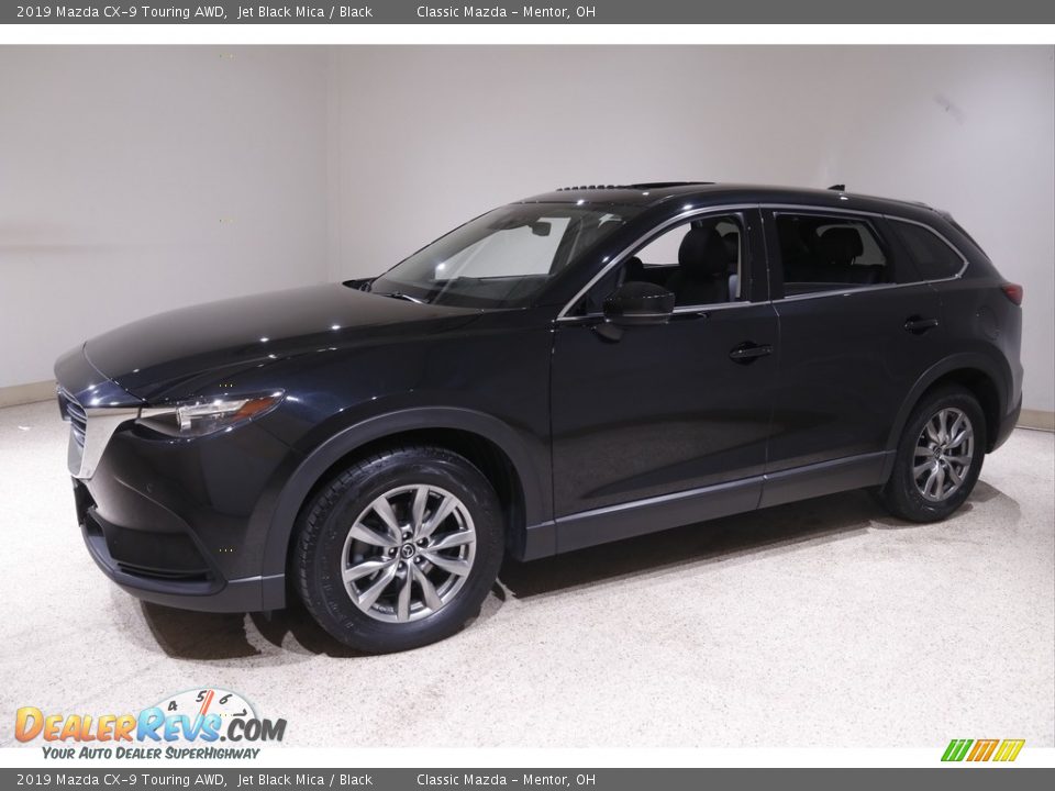 2019 Mazda CX-9 Touring AWD Jet Black Mica / Black Photo #3