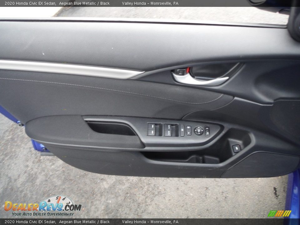 2020 Honda Civic EX Sedan Aegean Blue Metallic / Black Photo #12