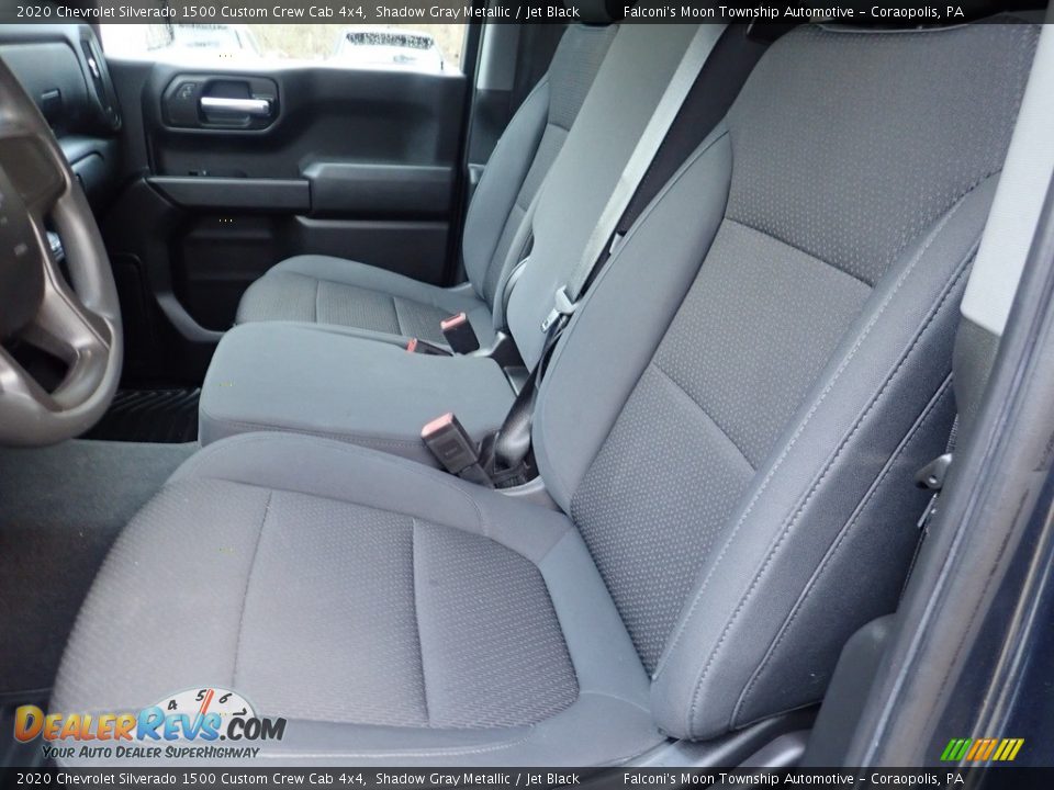 2020 Chevrolet Silverado 1500 Custom Crew Cab 4x4 Shadow Gray Metallic / Jet Black Photo #18