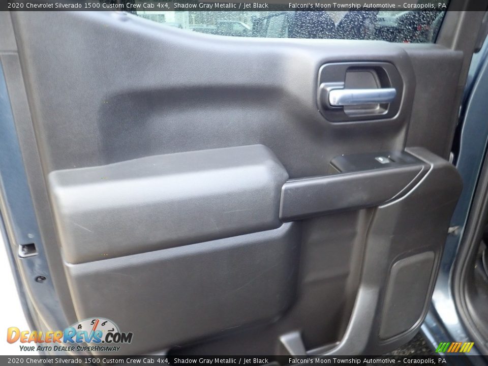 2020 Chevrolet Silverado 1500 Custom Crew Cab 4x4 Shadow Gray Metallic / Jet Black Photo #21