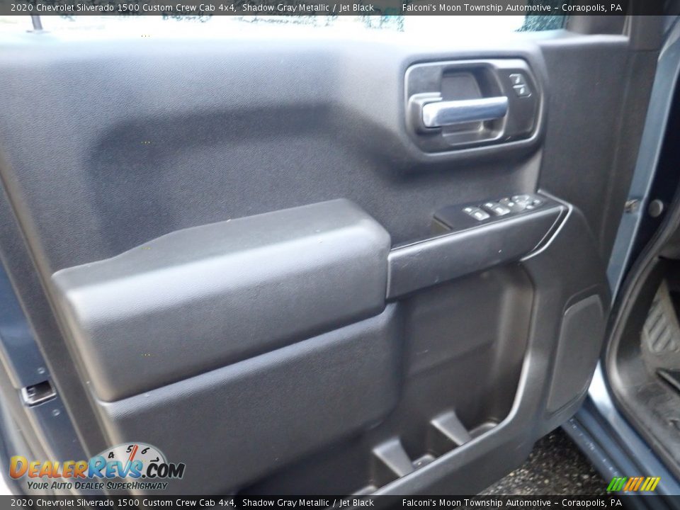 2020 Chevrolet Silverado 1500 Custom Crew Cab 4x4 Shadow Gray Metallic / Jet Black Photo #22