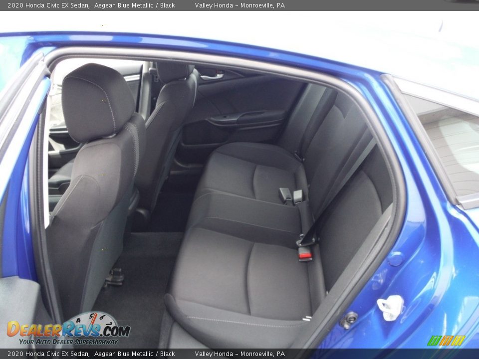 2020 Honda Civic EX Sedan Aegean Blue Metallic / Black Photo #26