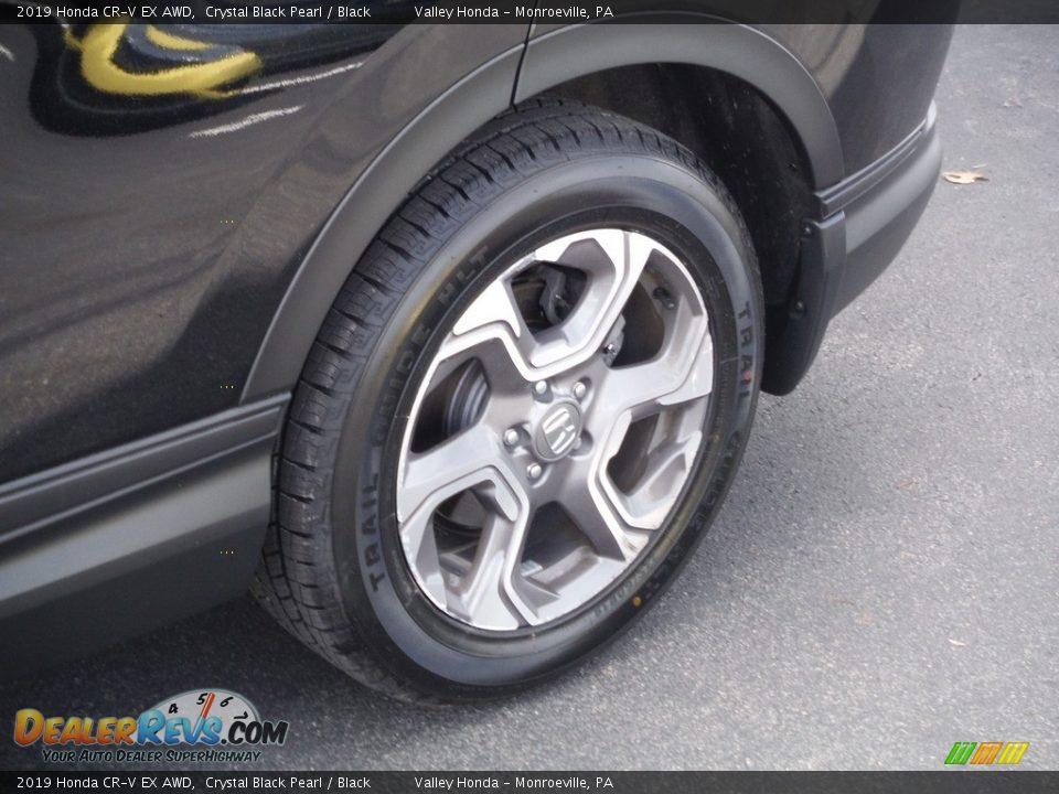 2019 Honda CR-V EX AWD Crystal Black Pearl / Black Photo #4