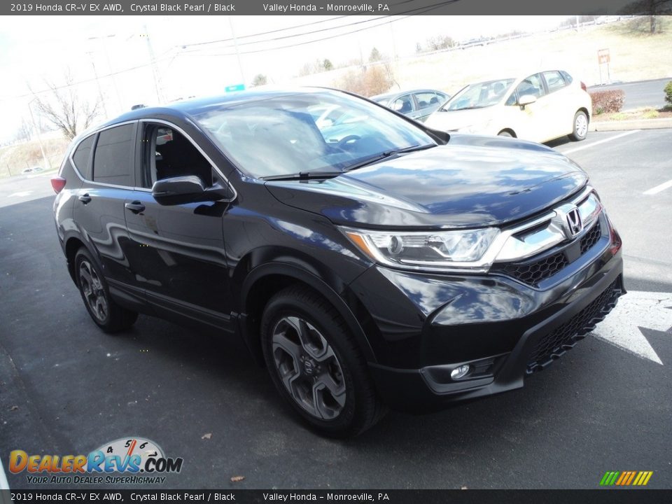 2019 Honda CR-V EX AWD Crystal Black Pearl / Black Photo #6