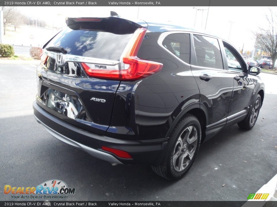 2019 Honda CR-V EX AWD Crystal Black Pearl / Black Photo #7