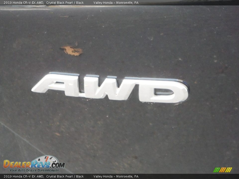 2019 Honda CR-V EX AWD Crystal Black Pearl / Black Photo #8