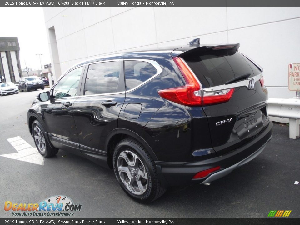 2019 Honda CR-V EX AWD Crystal Black Pearl / Black Photo #10