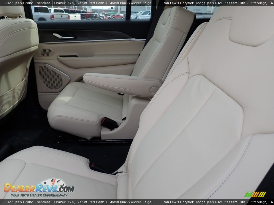 Rear Seat of 2022 Jeep Grand Cherokee L Limited 4x4 Photo #12