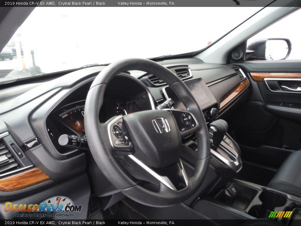 2019 Honda CR-V EX AWD Crystal Black Pearl / Black Photo #12