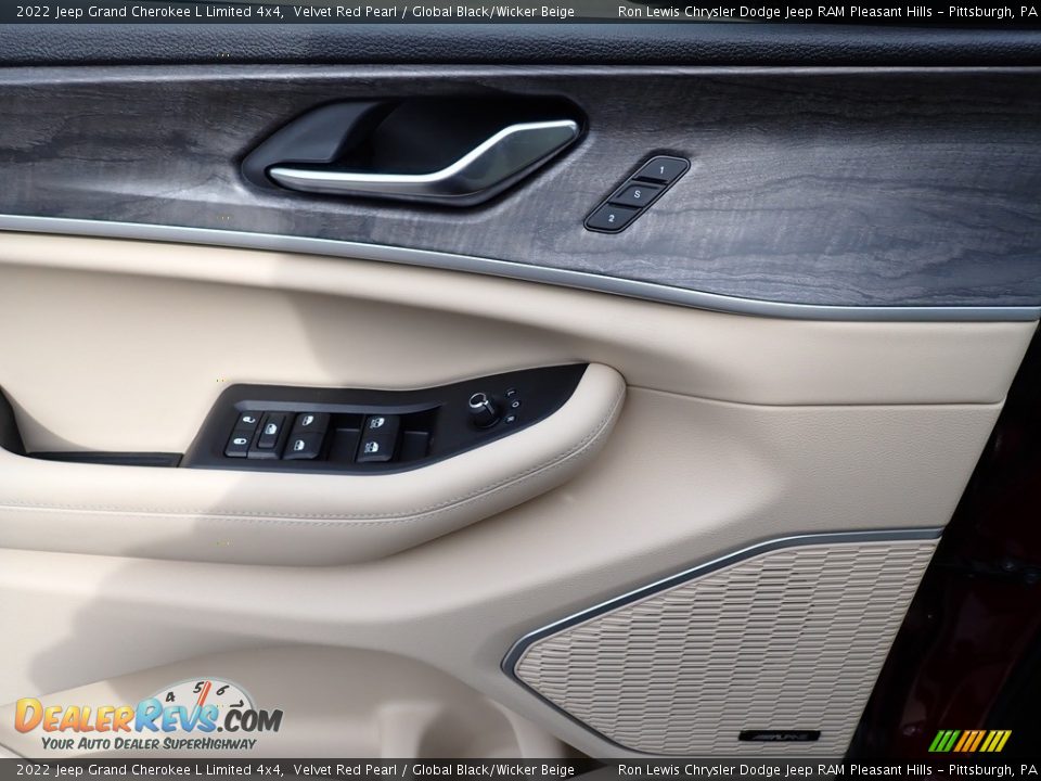 Door Panel of 2022 Jeep Grand Cherokee L Limited 4x4 Photo #14