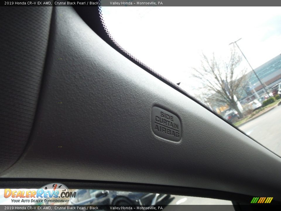 2019 Honda CR-V EX AWD Crystal Black Pearl / Black Photo #17