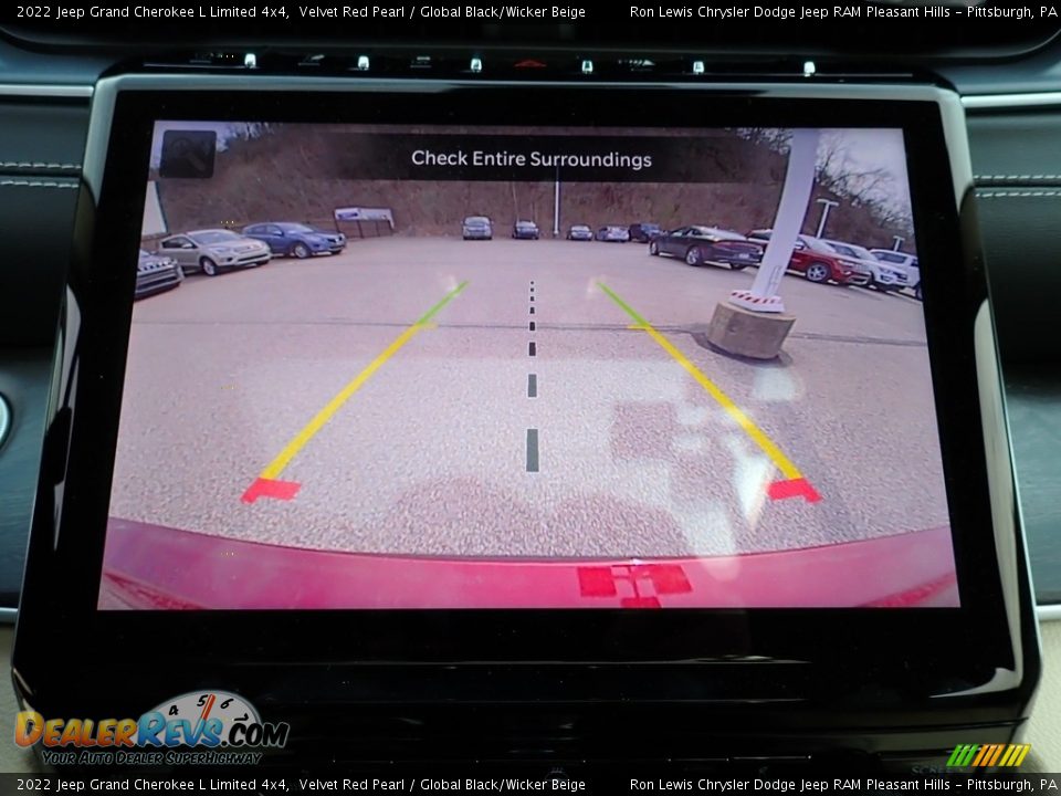 2022 Jeep Grand Cherokee L Limited 4x4 Velvet Red Pearl / Global Black/Wicker Beige Photo #19