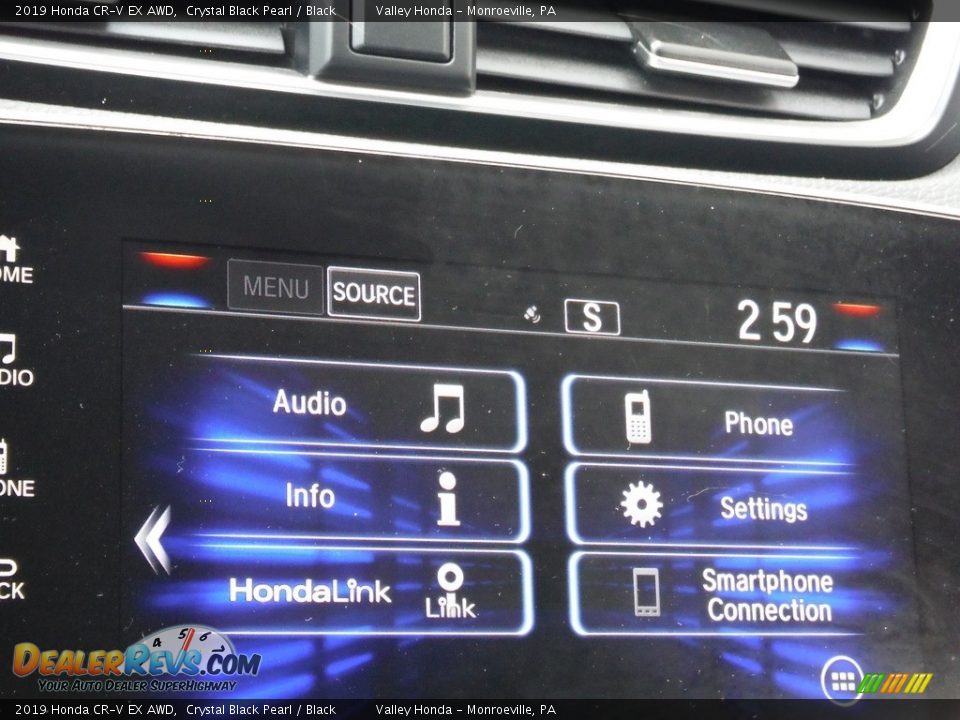 2019 Honda CR-V EX AWD Crystal Black Pearl / Black Photo #19