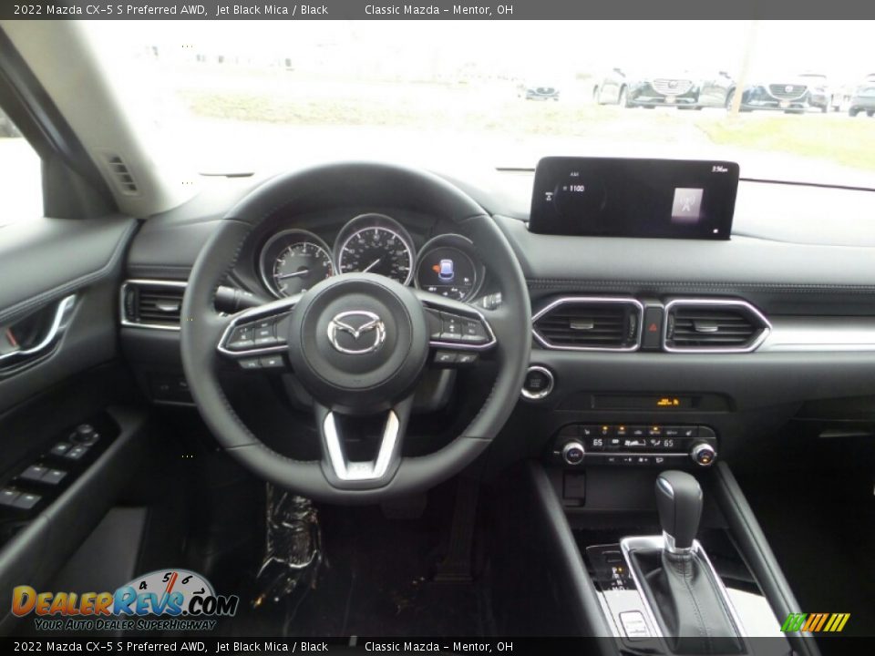 2022 Mazda CX-5 S Preferred AWD Jet Black Mica / Black Photo #4
