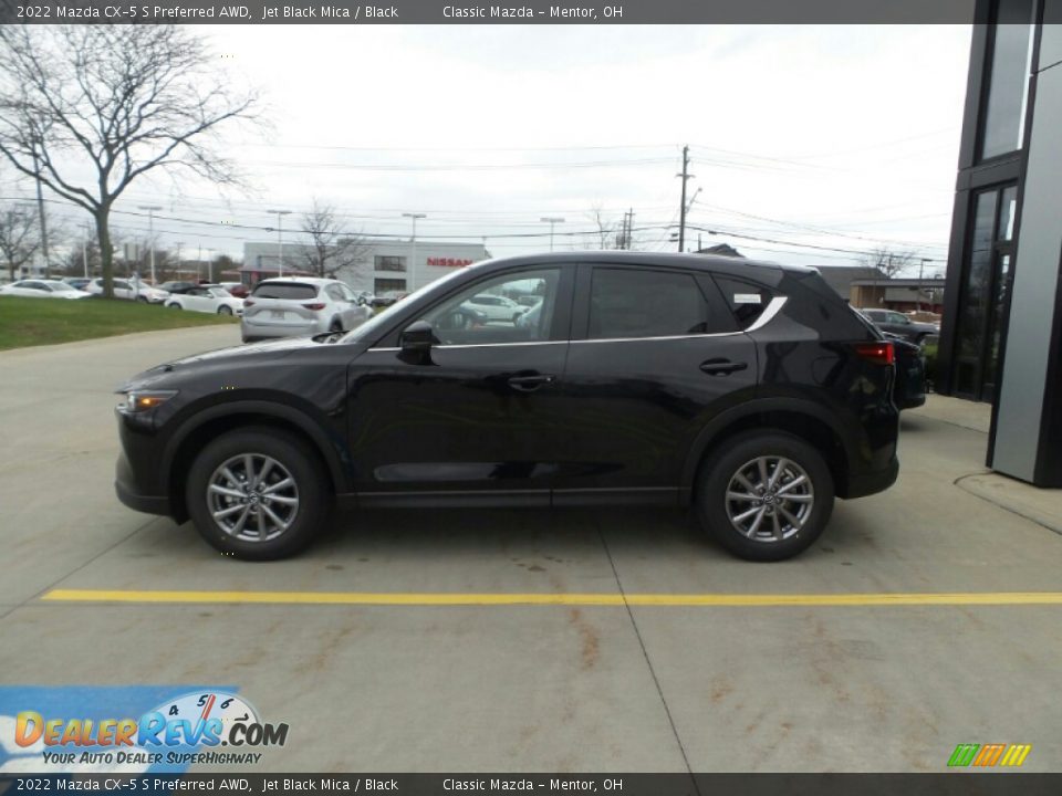 2022 Mazda CX-5 S Preferred AWD Jet Black Mica / Black Photo #6
