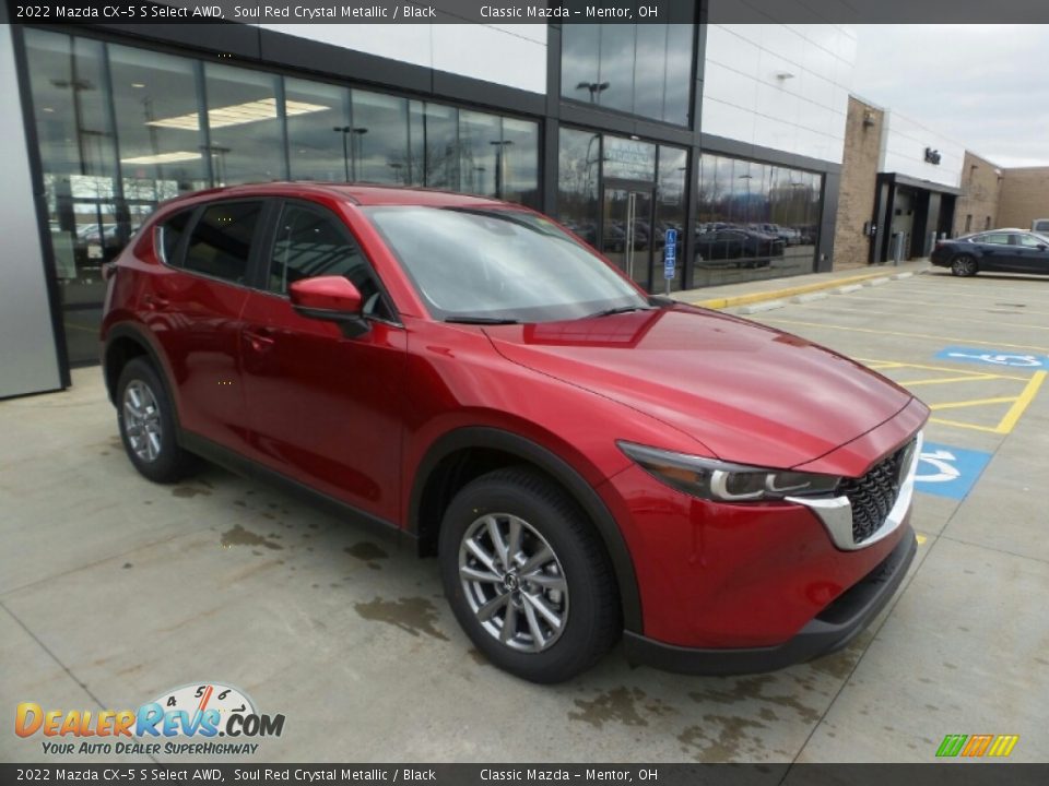 2022 Mazda CX-5 S Select AWD Soul Red Crystal Metallic / Black Photo #1