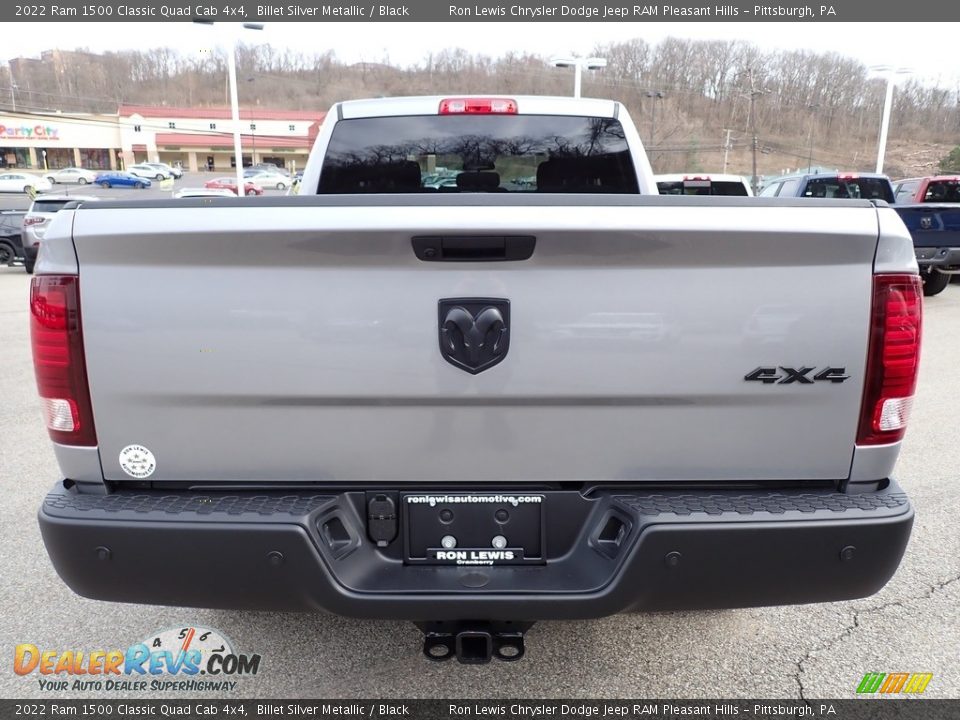 2022 Ram 1500 Classic Quad Cab 4x4 Billet Silver Metallic / Black Photo #4