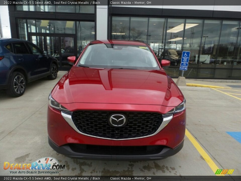 2022 Mazda CX-5 S Select AWD Soul Red Crystal Metallic / Black Photo #2