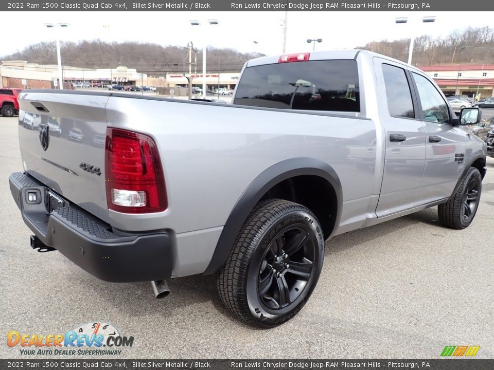 2022 Ram 1500 Classic Quad Cab 4x4 Billet Silver Metallic / Black Photo #5