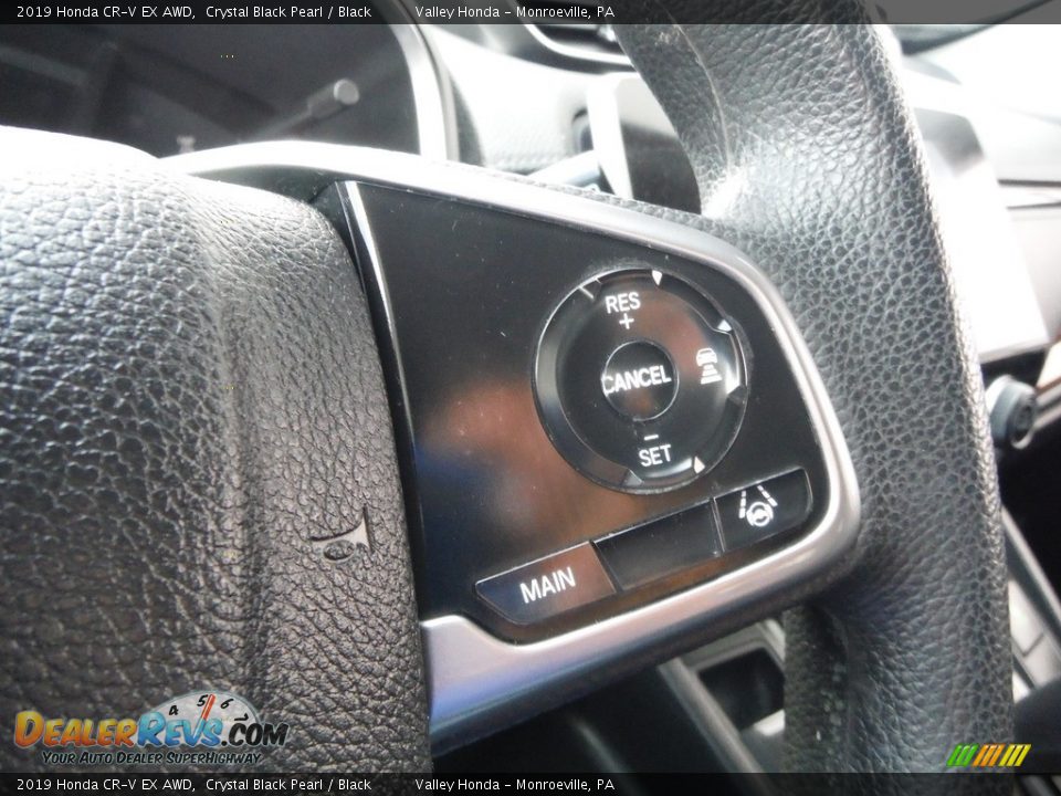 2019 Honda CR-V EX AWD Crystal Black Pearl / Black Photo #26