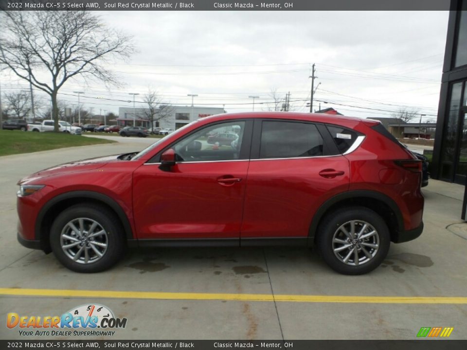 2022 Mazda CX-5 S Select AWD Soul Red Crystal Metallic / Black Photo #6