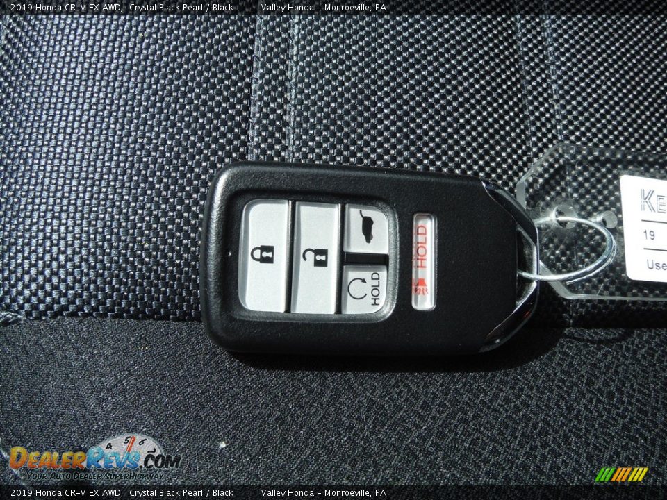 2019 Honda CR-V EX AWD Crystal Black Pearl / Black Photo #30