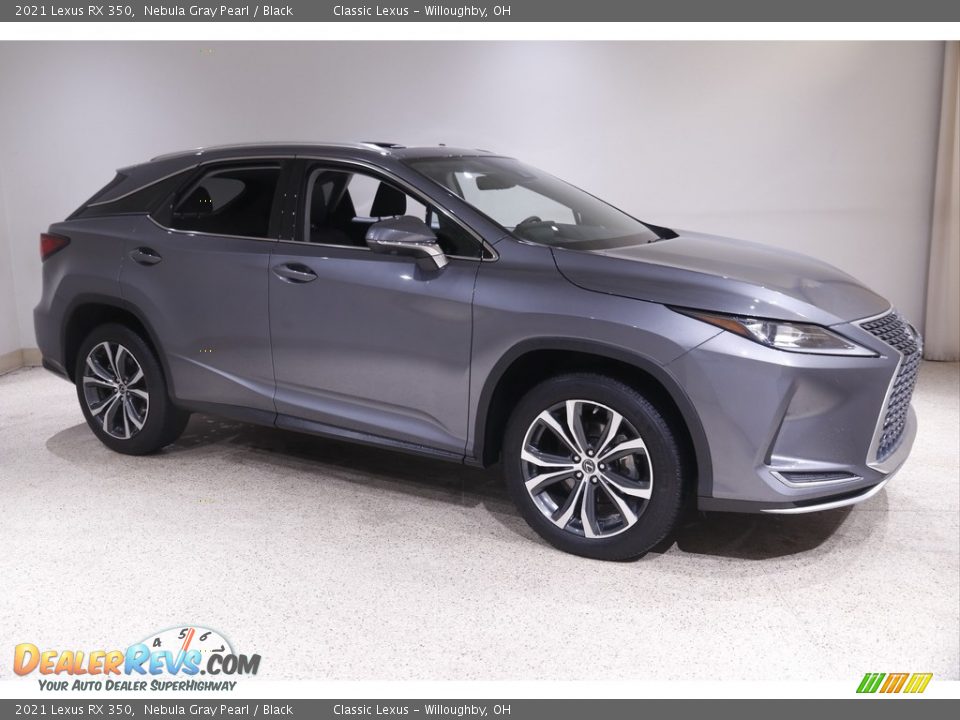 2021 Lexus RX 350 Nebula Gray Pearl / Black Photo #1