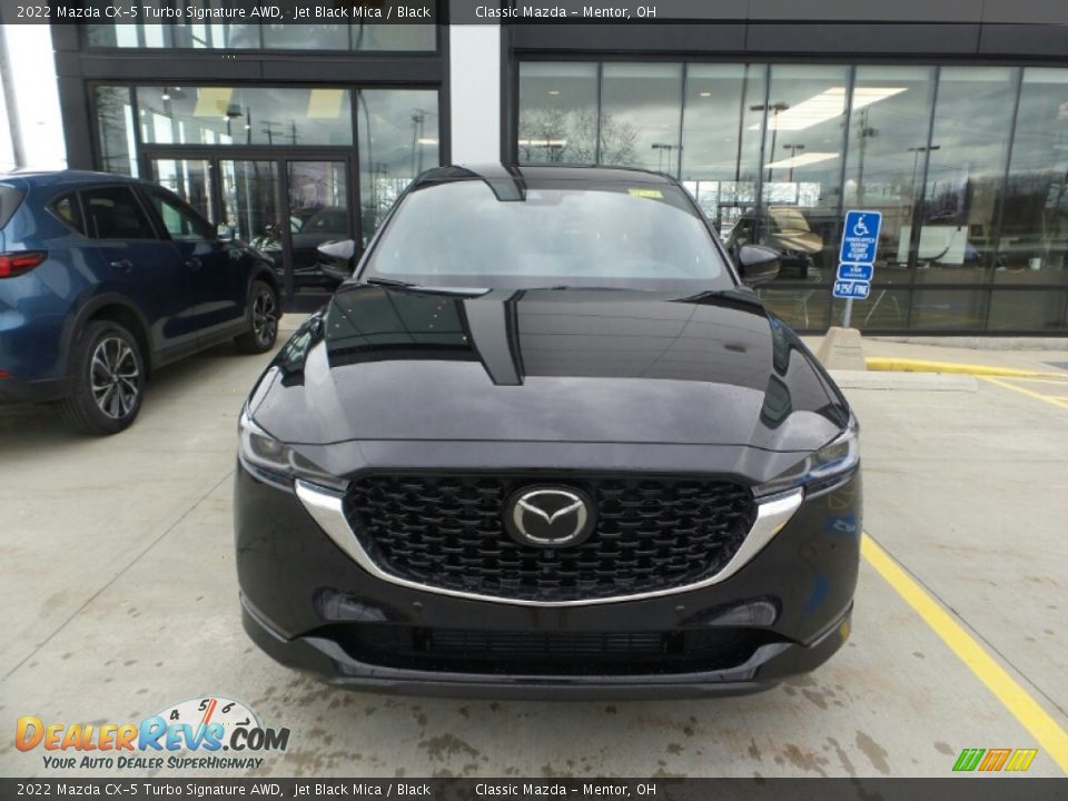 2022 Mazda CX-5 Turbo Signature AWD Jet Black Mica / Black Photo #2