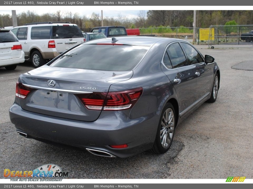 2017 Lexus LS 460 Nebula Gray Pearl / Light Gray Photo #5